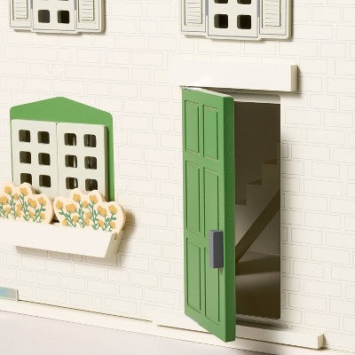 Toy Doll Townhouse with Furniture 20pc - Hearth & Hand with Magnolia: Plywood, Beechwood, Pine, 3+ Years, 4" Dolls (LOCAL PICKUP ONLY)