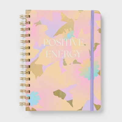 "Positive Energy" Guided Wellness 8"x6.5" 218 Pages Special Journal - Spritz