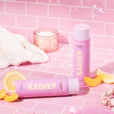 SadieB Peachy Dream - Strengthen & Hydrate Conditioner - 10 oz: For All Hair Types, Sulfate-Free, Daily Use