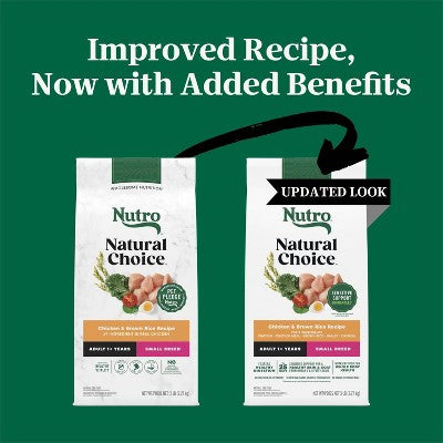 Nutro Wholesome Nutrition Natural Choice Essentials Chicken, Vegetable and Rice Flavor Small Breed Adult Dry Dog Food - 5lbs