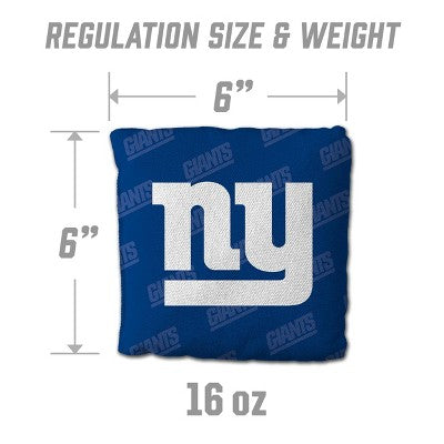 NFL New York Giants 4pk Cornhole Bags
