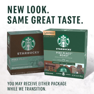Starbucks Vertuo Line Medium Roast Dual Pack Coffee - 7.04oz/16ct
