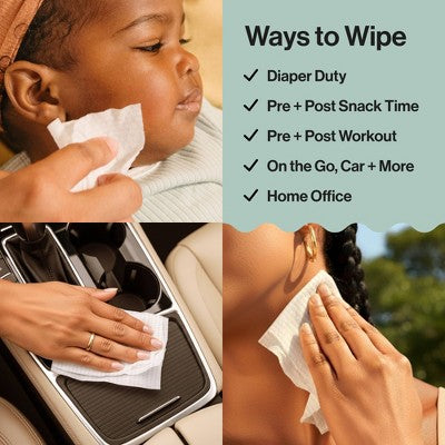 The Honest Company Clean Concious Sensitive Skin Baby Wipes - Balance Blues - 288ct: No Fragrance Added, Pull-Out Dispenser