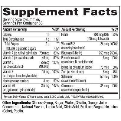 OLLY Teen Girl Multivitamin Gummies - 100ct