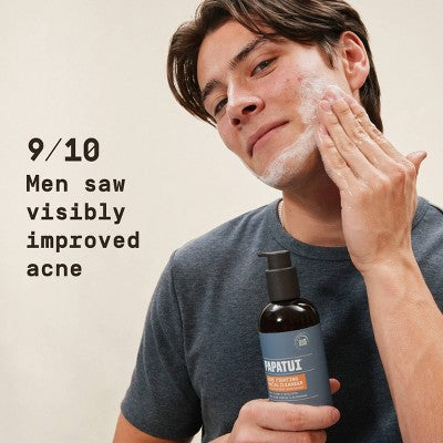 Papatui Acne Salicylic Acid & Niacinamide Daily Use Facial Cleanser - 8oz