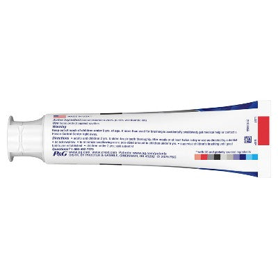Crest 3D White Advanced Charcoal Teeth Whitening Toothpaste - 3.3 oz