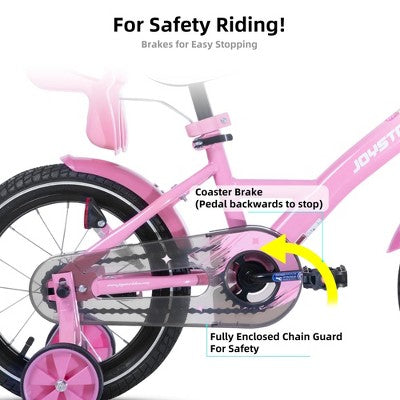 JOYSTAR Zinnia Kids Bike, 16 inch, Pink (LOCAL PICKUP ONLY)
