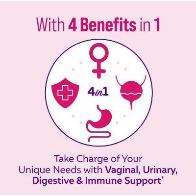 Culturelle Women's 4-in-1 Protection for Vaginal, Digestive and Immune Health Capsules - 50ct