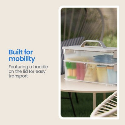 6pc Click in Place Slim Toolbox Starter Kit White - Brightroom?