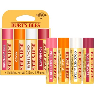 Burt's Bees Superfruit Lip Balm - 4ct