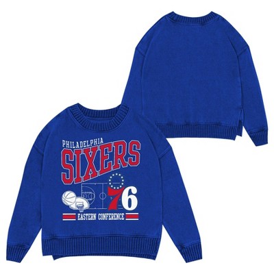 NBA Philadelphia 76ers Kids' Crew Fleece Sweatshirt - XS