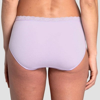 Fruit of the Loom Women's 4pk All Day Comfort Cotton Stretch Brief Underwear - Multicolor 9
