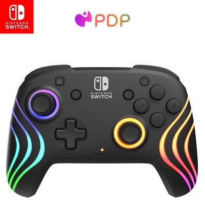 PDP Afterglow Wave Wireless Controller with Motion for Nintendo Switch - Black