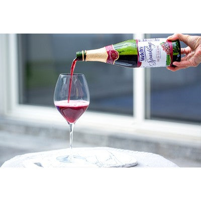 Welch's Sparkling Red Grape Juice - 25.4 fl oz Glass Bottle