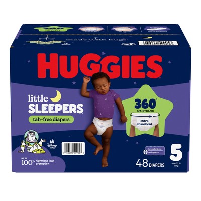 Huggies Little Sleepers 360 Pull On Nighttime Diapers - Size 5 - 48ct