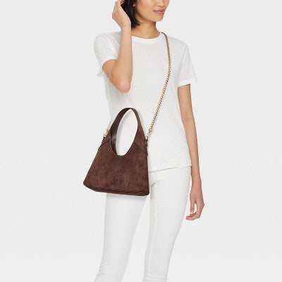 Mini Slouchy Chain Handbag - Universal Thread Brown