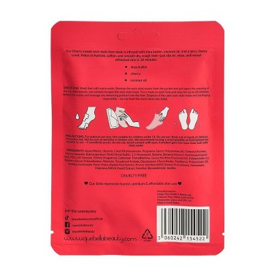 Que Bella You're Cherry Sweet Foot Mask