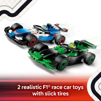 LEGO City F1 Grid with VCARB & Sauber Race Cars Toy 60474