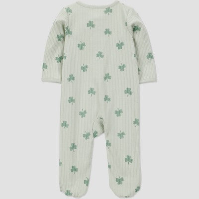 Carter's Just One You Baby Shamrock Sleep N' Play- Green 3M
