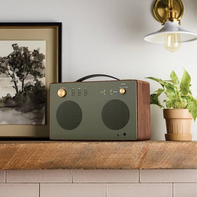 Brass Dolby Speaker Forest Green - Hearth & Hand with Magnolia