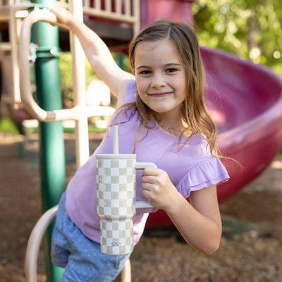 Simple Modern 40oz Trek Checkmate Straw Tumbler