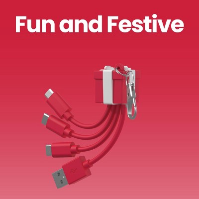 GEMS 3" Figural Keychain Cable - Present