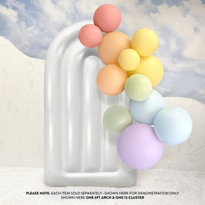 MINNIDIP Balloon Garland 12 Cluster in Pastel Ombre