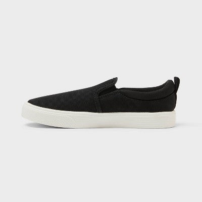 Kids' Hollis Slip On Sneakers - Cat & Jack Black 5