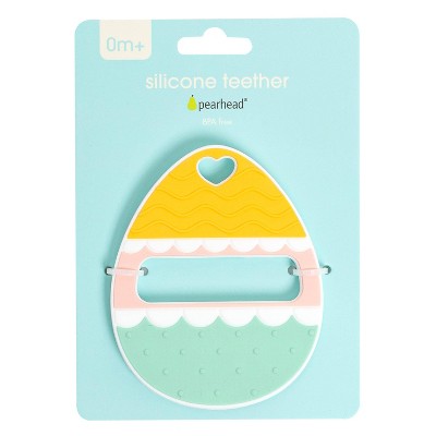 Pearhead Silicone Teether - Easter Egg
