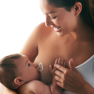 Munchkin Flow Nipple Shield + With See-Thru Channel to Watch Milk Flow 24mm