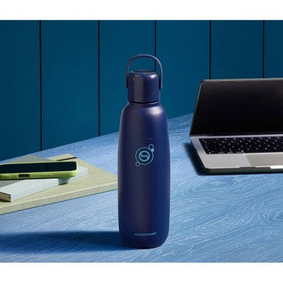 SodaStream 30.4 fl oz Fizz & Go Insulated Stainless Steel Carbonating Bottle Blueberry
