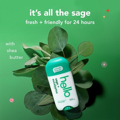 hello Holiday Home for the Holidays Fluoride-Free Toothpaste and Aluminum Free Deodorant Travel Toiletry Bag Kit - 5pc