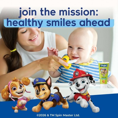 Orajel Naturals Kids PAW Patrol Fluoride-Free Training Gel Toothpaste - Fruity Fun - 3.5oz