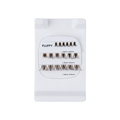 KISS Products Falscara Studio Lash Extension Kit - Dark Chocolate Fluffy -18ct