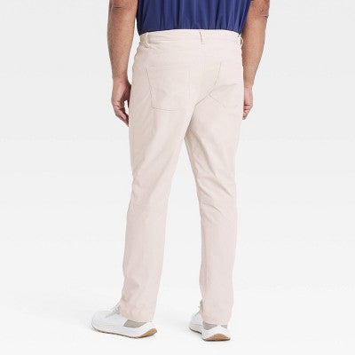 Men's 360 Lifestyle Big Slim Fit 5-Pocket Pants - Beige 34x34