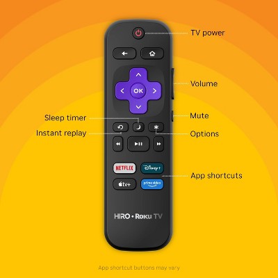 Hiro Roku TV 32" 720p HD Smart TV Flat Screen LED Television with Roku TV and Dolby Audio for Streaming (LOCAL PICKUP ONLY)