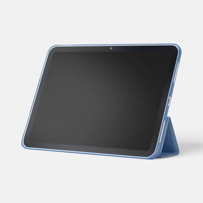Apple iPad (10th/11th Gen) Case - heyday Peri-Blue Debossed: Botanical Pattern Cover