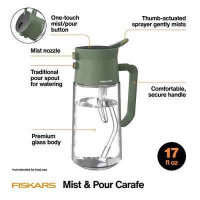 Fiskars Water + Mist Carafe Olive Green