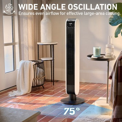 Holmes 40' Wi-Fi Tower Oscillating Fan with Clean Breeze (LOCAL PICKUP ONLY)