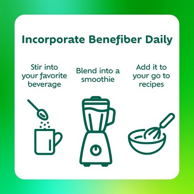 Benefiber Prebiotic GLP-1 Friendly Fiber Powder Unflavored - 76 Teaspoons - 5.1oz