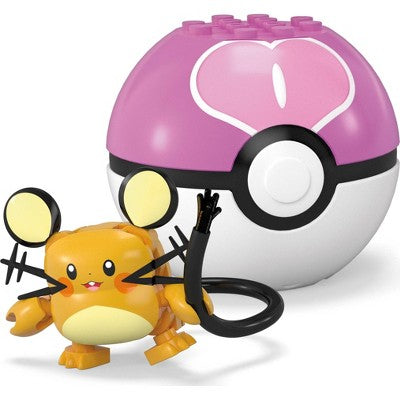 MEGA Pokemon Dedenne Building Toy Kit Poseable Action Figure 31pc