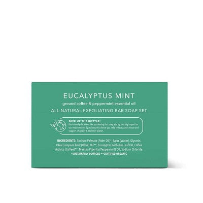 Olivia Care Travel Eucalyptus Mint Exfoliating Bar Soaps - 1.7oz/5ct