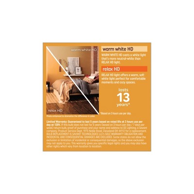 GE 2pk 60W Relax A15 Medium Base LED Ceiling Fan Bulbs Warm White Light Bulbs