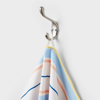 Waffle Bold Striped Hand Towel Pastel - Room Essentials