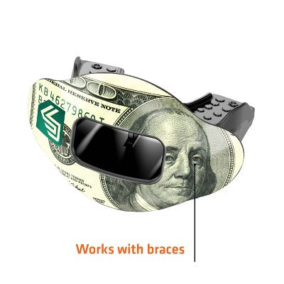 Shock Doctor Sport Max Airflow Lipguard - Benjamins: Strapless, Braces-Compatible Mouth Guard