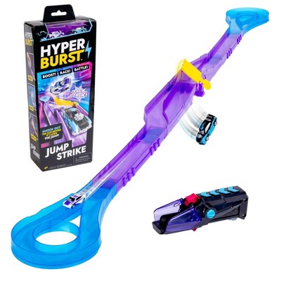 Hyper Burst Jump Strike Battle Race Track Set