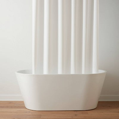 71"x71" Heavy Weight Color Shower Liner White - Threshold