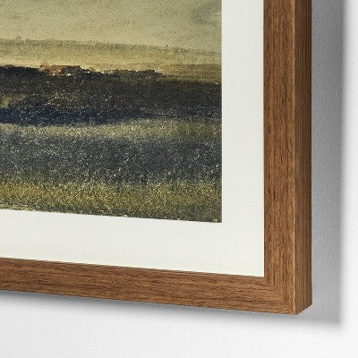 47"x16" Large Landscape Framed Wall Art - Threshold designed with Studio McGee (LOCAL PICKUP ONLY)