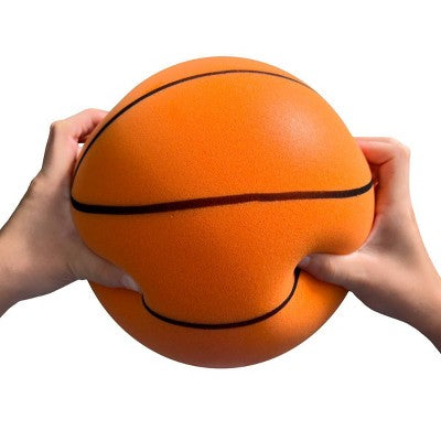 Swerve Sports Ball 8'' Silent Basketball: Shell, Sport Use Basketball