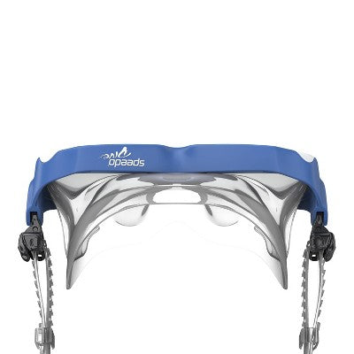 Speedo Adult Mask Snorkel and Fin Set - Blue/White S/M
